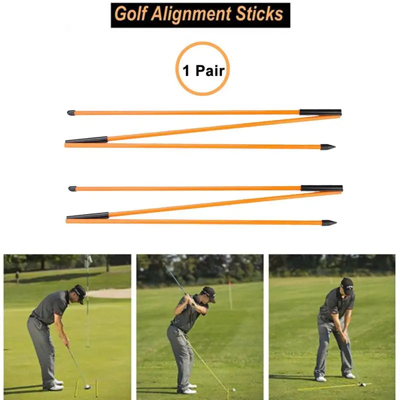 Collapsible Golf Alignment Sticks
