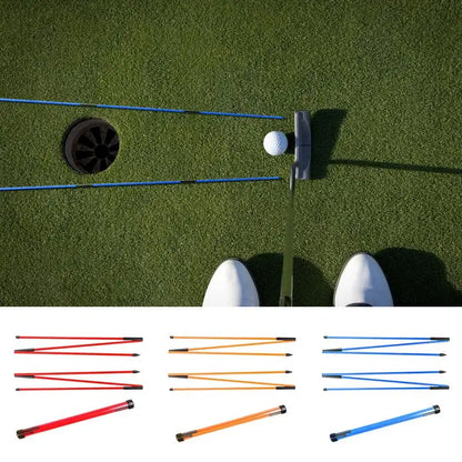 Collapsible Golf Alignment Sticks